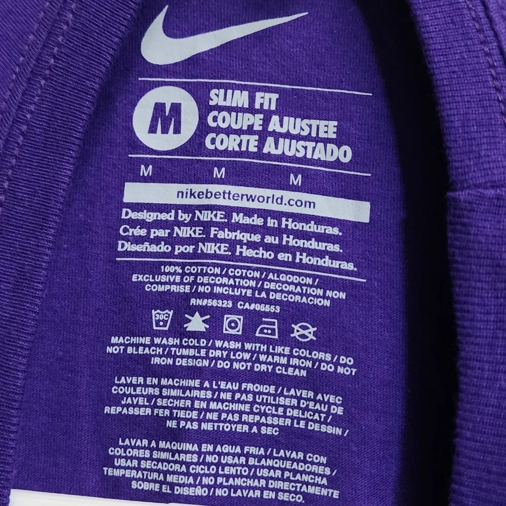 NEW Purple Nike Be Bold Slim Fit T-shirt Women's Size M